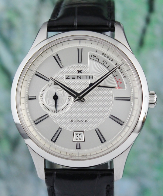 (image for) LIKE NEW UNPOLISHED ZENITH CAPTAIN POWER RESERVE AUTOMATIC / 03.2120.685/02.C498
